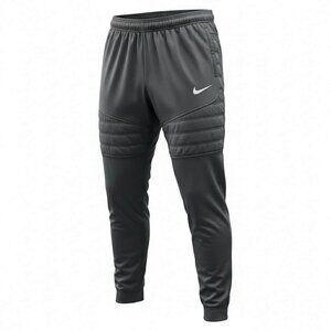 Nike Dri-FIT Soccer Training Pants XL Black Padded Knees Athletic Joggers 3205